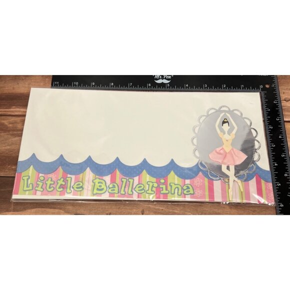 Handmade Little Ballerina Scrapbook Card Kit With Die-Cuts & Embellishments - Picture 1 of 5